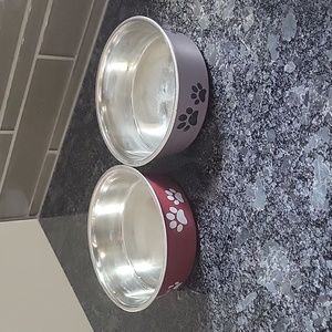 Set of 2 dog bowls